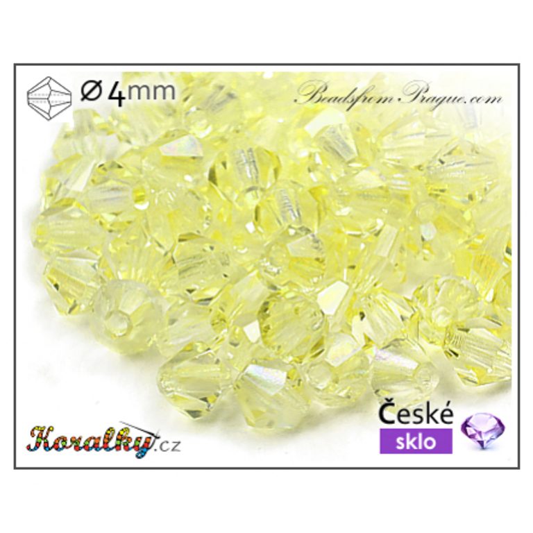 Czech crystal bicone beads 4mm No.43