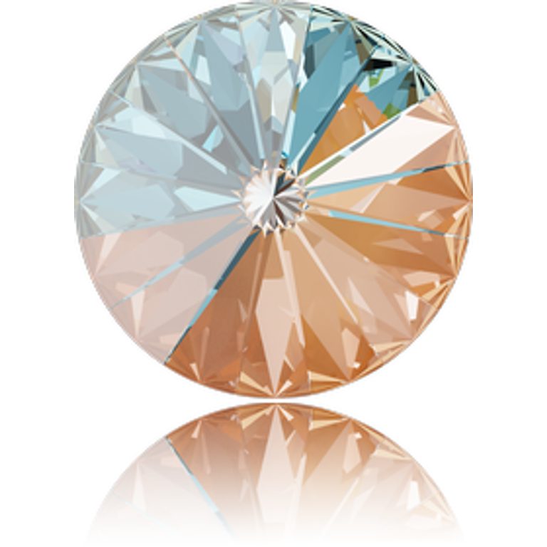 SWAROVSKI Rivoli 1122 14 mm Crystal Peach DeLite