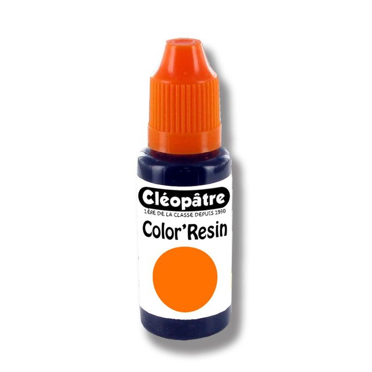 Transparent dye for coloured crystal resin 15ml orange