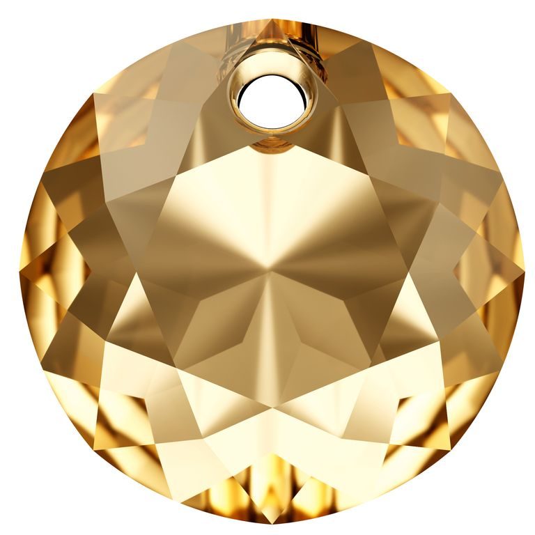 SWAROVSKI 6430 10 mm Crystal Golden Shadow