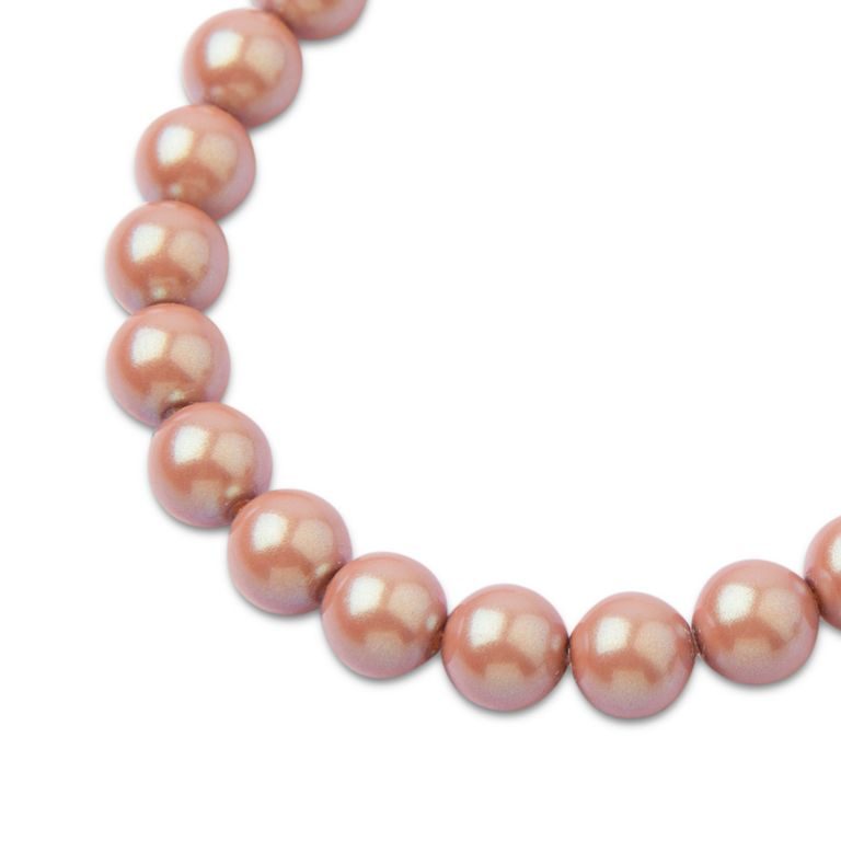 Preciosa perlă rotundă MAXIMA 10mm Pearlescent Pink