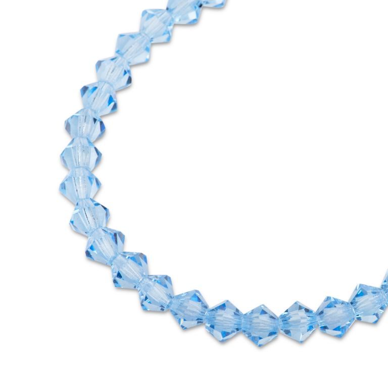 Preciosa MC perle Rondelle 4mm Light Sapphire