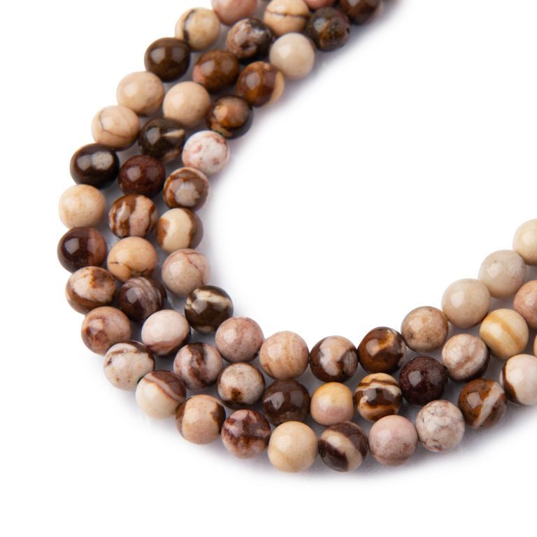 Australian Zebra Jasper beads 4mm