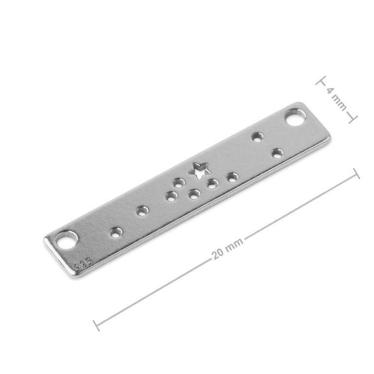 Piesă legătură din argint constelația Taur nr.1074