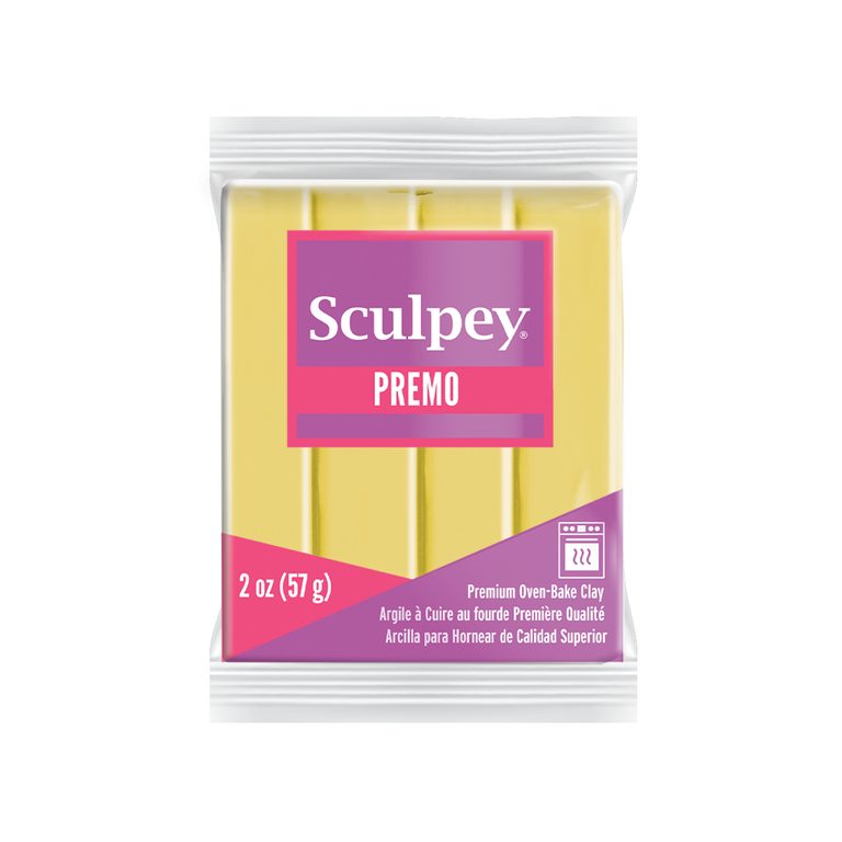 Sculpey PREMO Fluorescent Yellow neonová žlutá