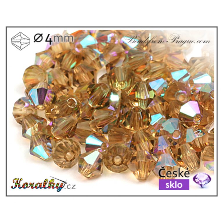 Czech crystal bicone beads 4mm No.98