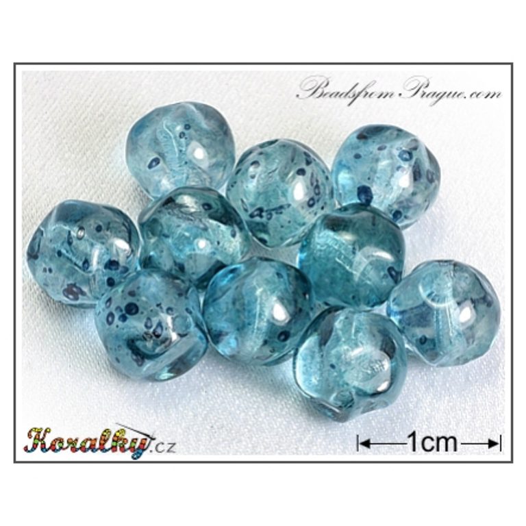 Glass pressed beads no.55