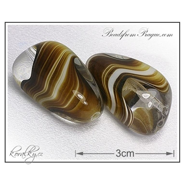 Czech glass Exclusive pressed beads No.5