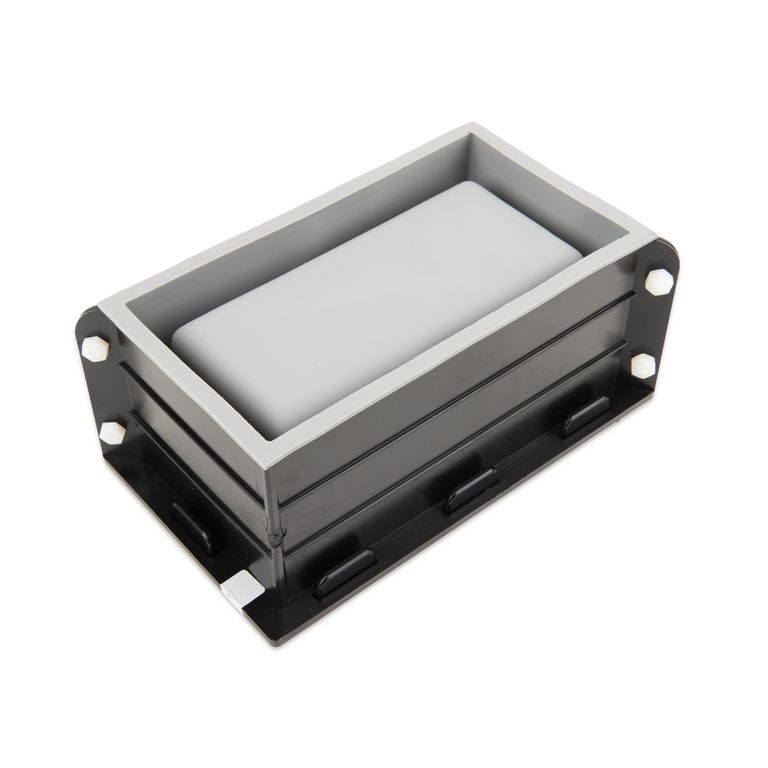 Profesionálna silikónová forma s výstužou na kvetináč kváder 19 x 10 x 8,5 cm