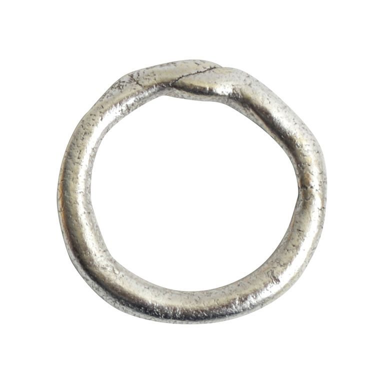 Nunn Design connector small organic circle 22mm silver-plated