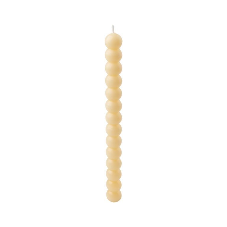 Polycarbonate candle mould in the shape of a bubble taper candle 25x250mm