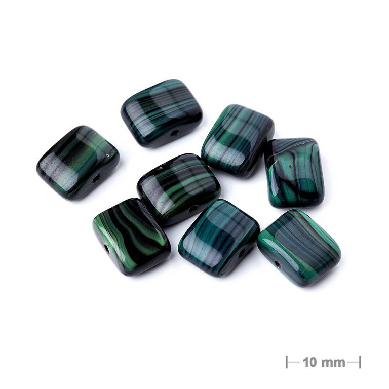 Glass pressed beads No.377