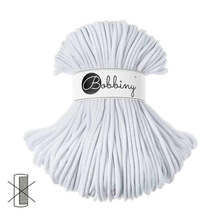 Bobbiny Macramé Cord Premium 5mm White