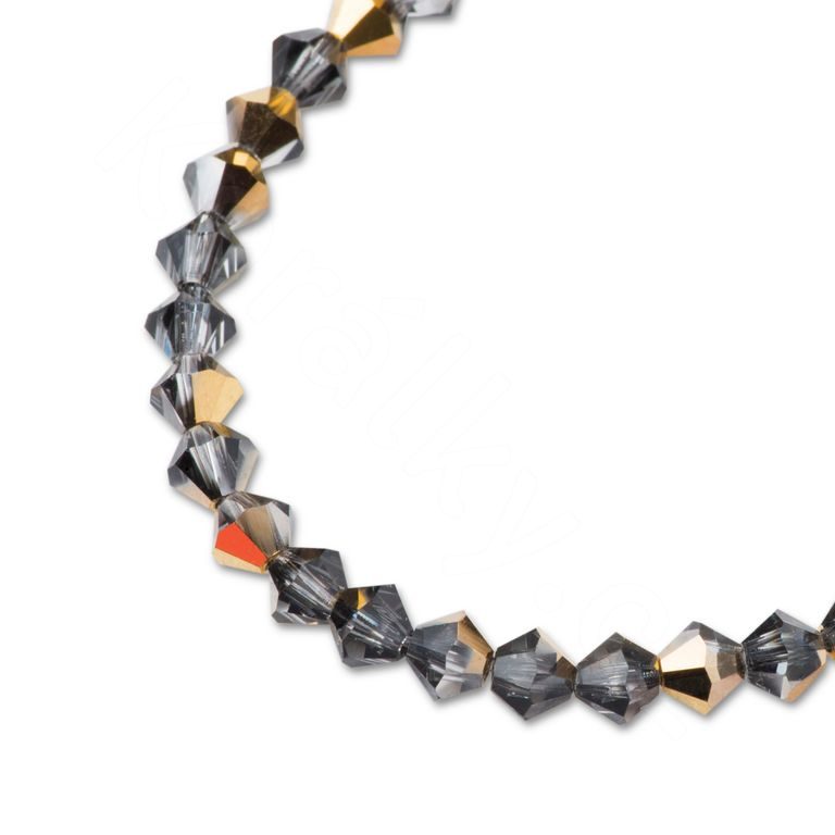 Preciosa MC perle Rondelle 4 mm Crystal Aurum