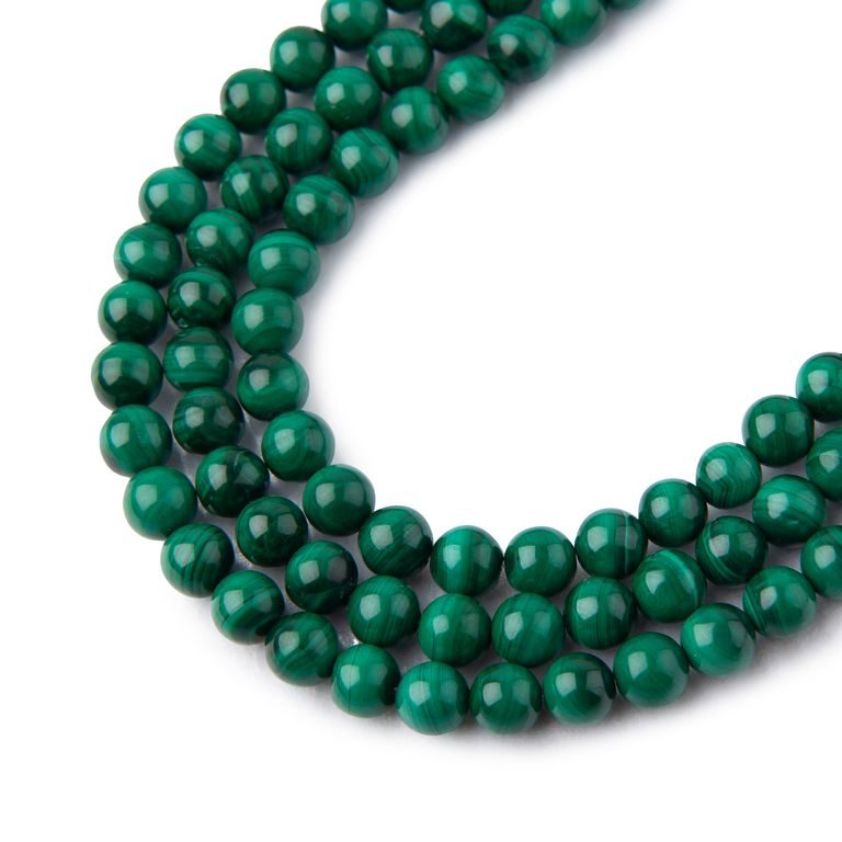 Malachite beads 4mm