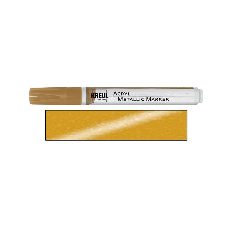 Acrylic metallic marker KREUL medium gold