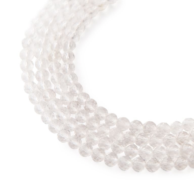 Křišťál 4 mm broušený