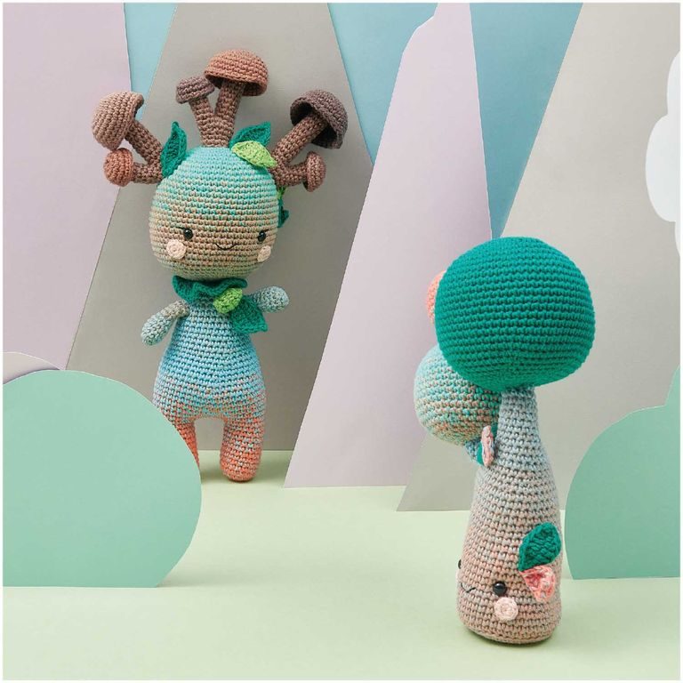 Bavlnená háčkovacia priadza Ricorumi dk odtieň 043 břečťanová