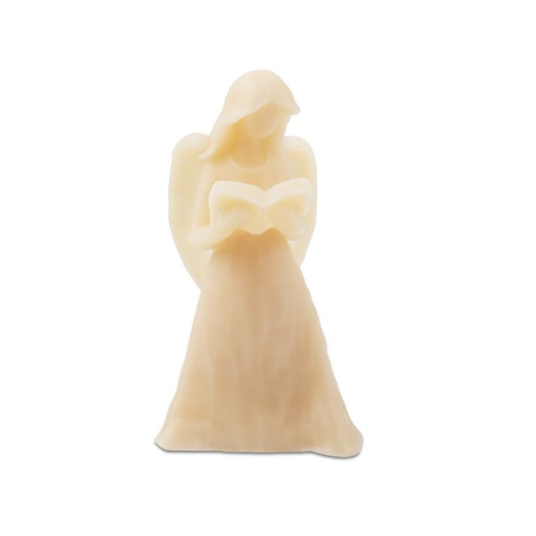 Silicone mould for creative clays in the shape of an angel with a book 70x60x105mm