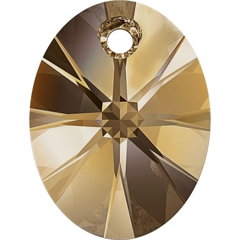 SWAROVSKI 6028 12 mm Crystal Golden Shadow