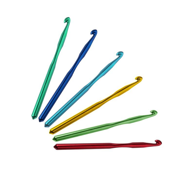 Háček na háčkování hliníkový 8 mm