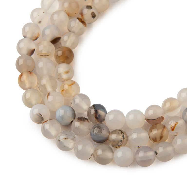 Minerálne koráliky Achát Montana 6mm