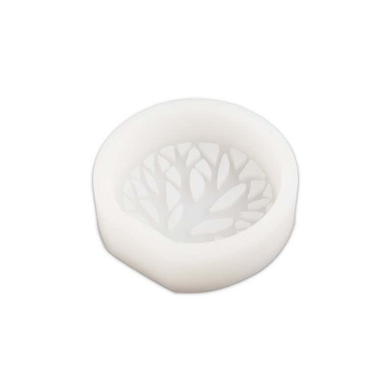 Silicone candle mould in the shape of a tree of life 90x25mm