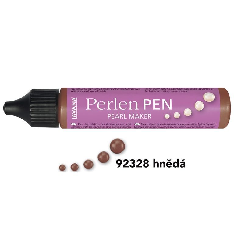 Tekuté perly KREUL PERLEN PEN 29ml hnědý