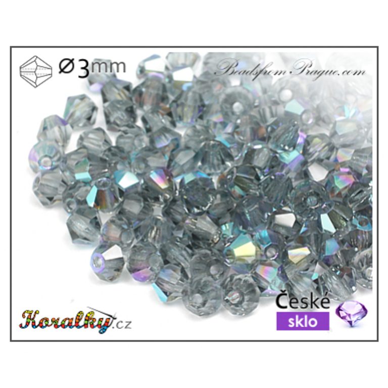 Czech crystal bicone beads 3mm No.37