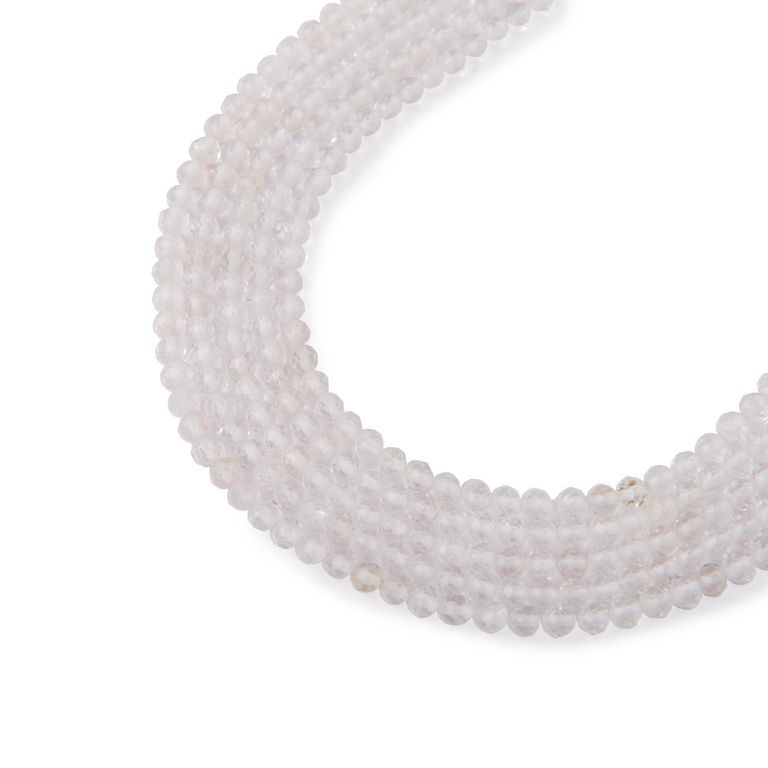 Clear Quartz faceted beads 2mm