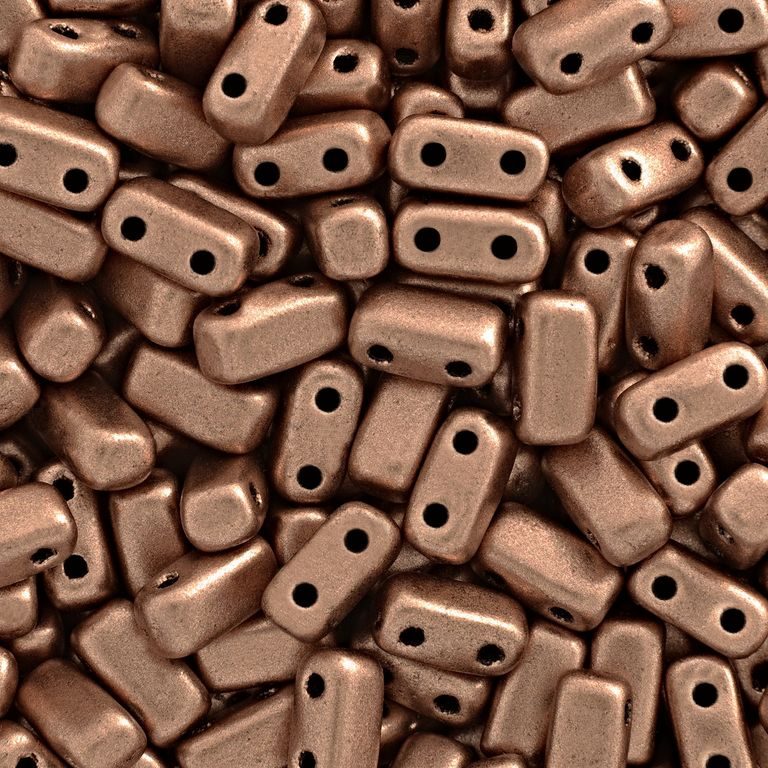 CzechMates Brick 6x3mm Matte Metallic Copper No.104