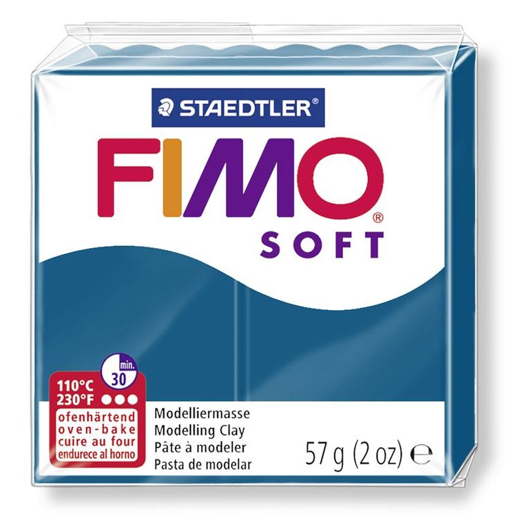 FIMO Soft 57g (8020-31) kalypso modrá