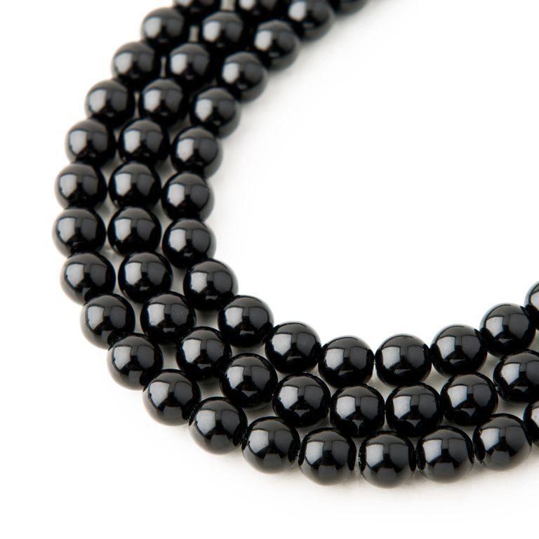 Manumi české sklenené stláčané guľôčky Jet 6mm č.43