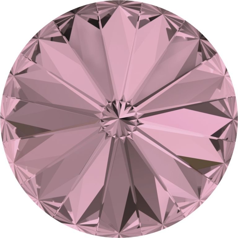 SWAROVSKI Rivoli 1122 14 mm Crystal Antique Pink F