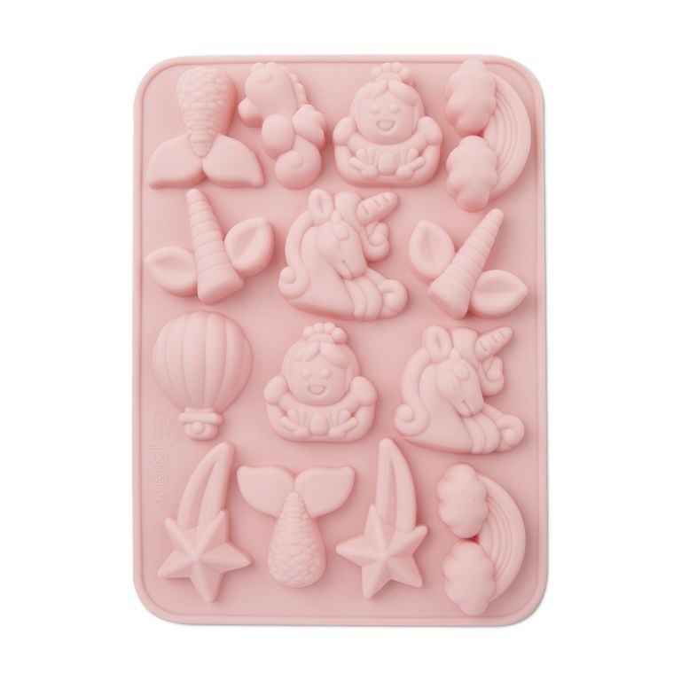 Set of 14 silicone moulds for casting creative clay fairytale design