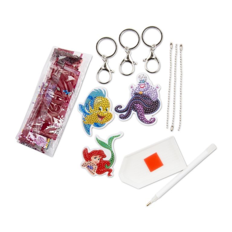 Diamond painting keyring kit The Little Mermaid Ariel