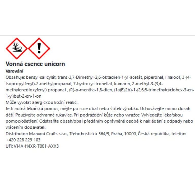 Manumi vonná esence unicorn 10ml