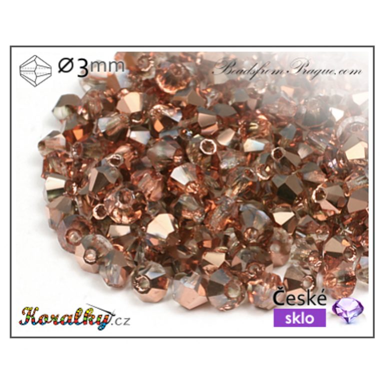 Czech crystal bicone beads 3mm No.29