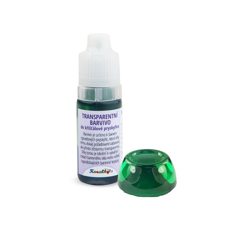 Transparent dye for crystal resin green 2ml