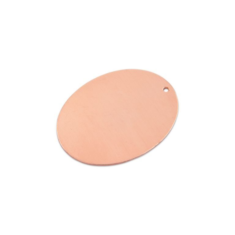 Decupaj din cupru oval 41x31mm