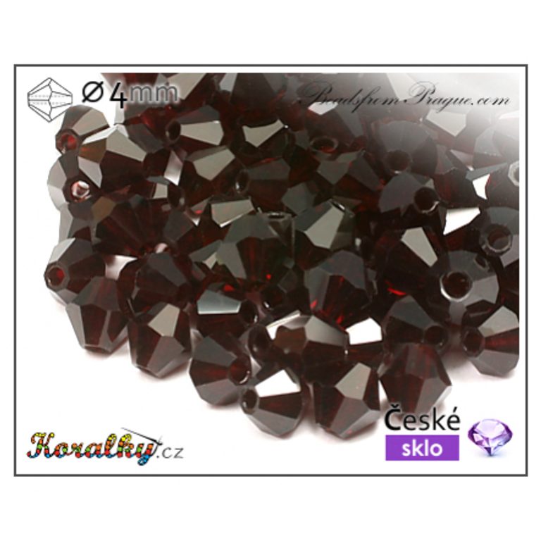 Czech crystal bicone beads 4mm No.53