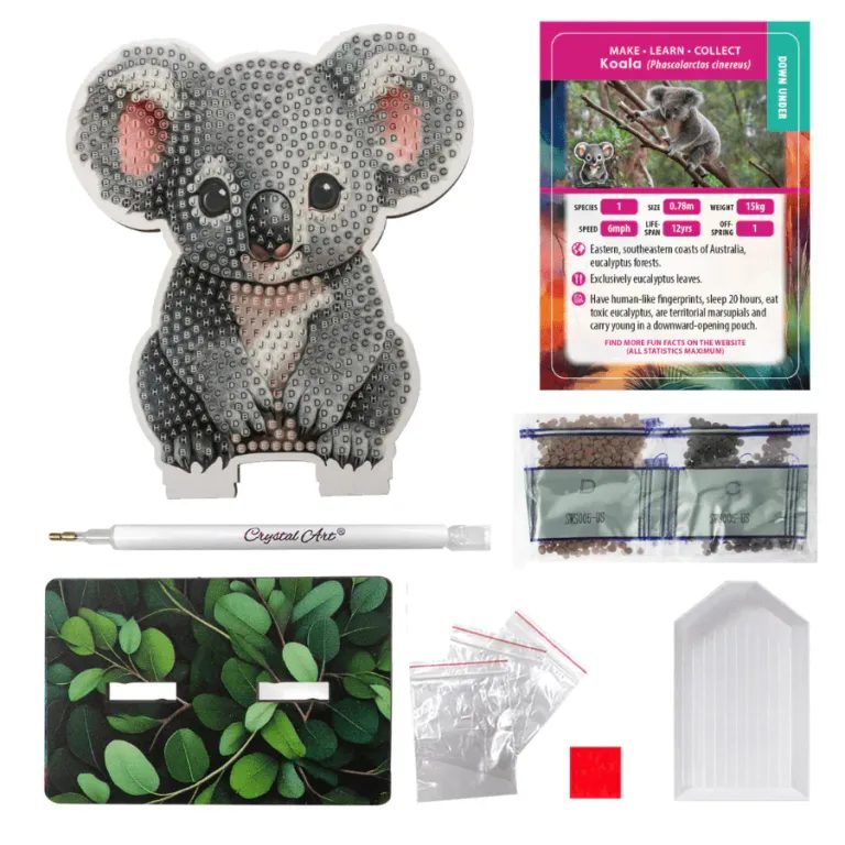 Diamantové malování postava koala