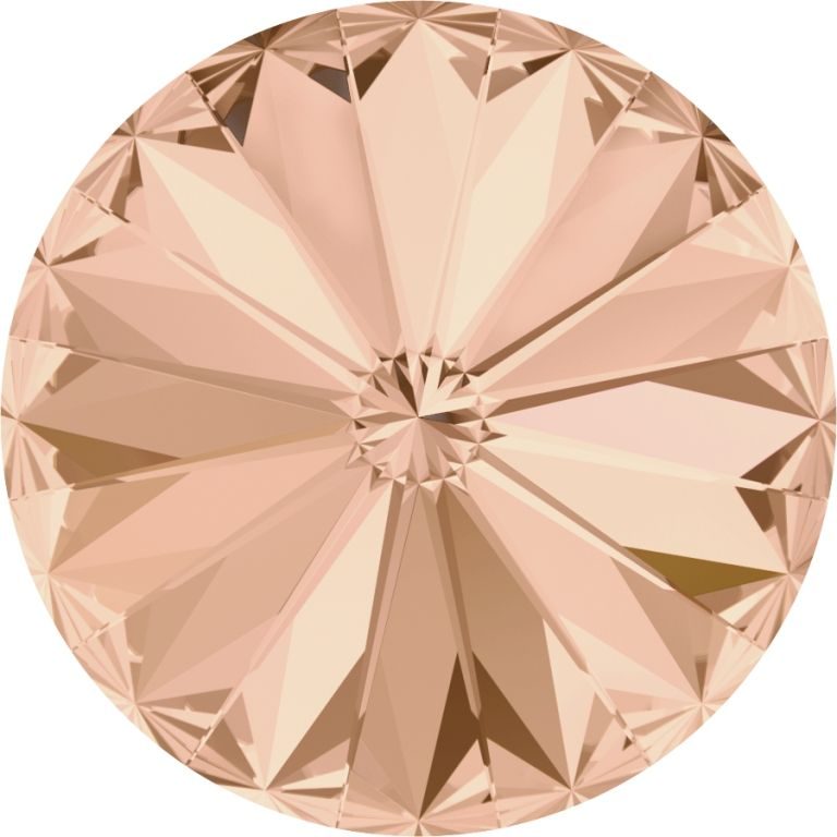 SWAROVSKI Rivoli 1122 SS 47 Light Peach F