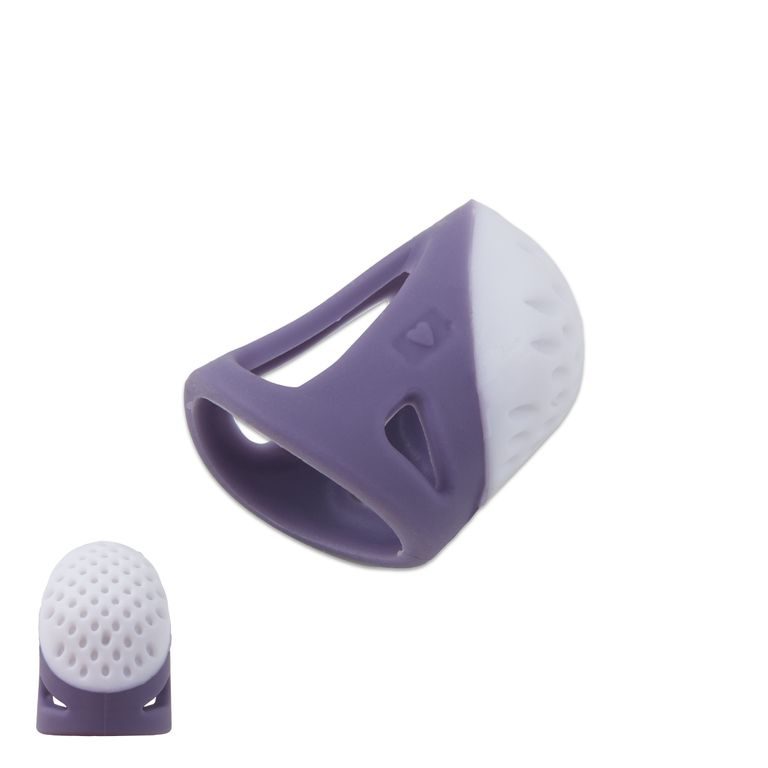 Silicone thimble with hard tip L