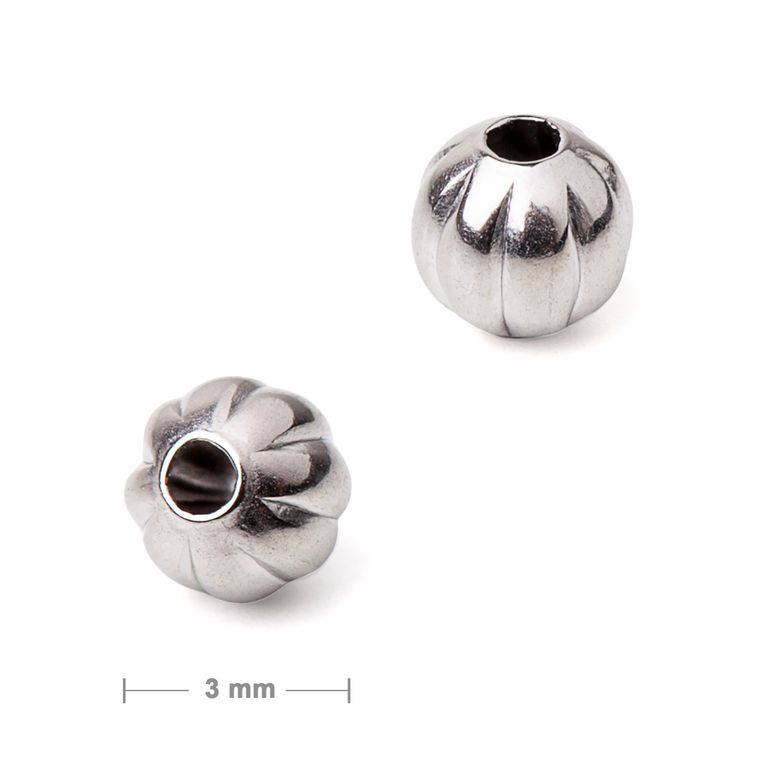 Stainless steel 316L decorative bead 3mm