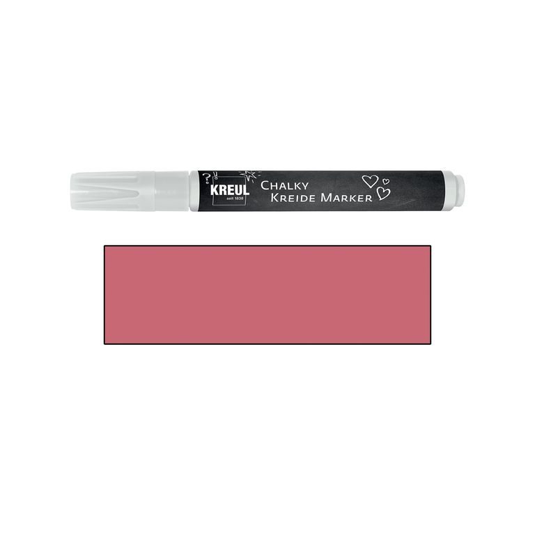 Chalk marker KREUL Medium light red