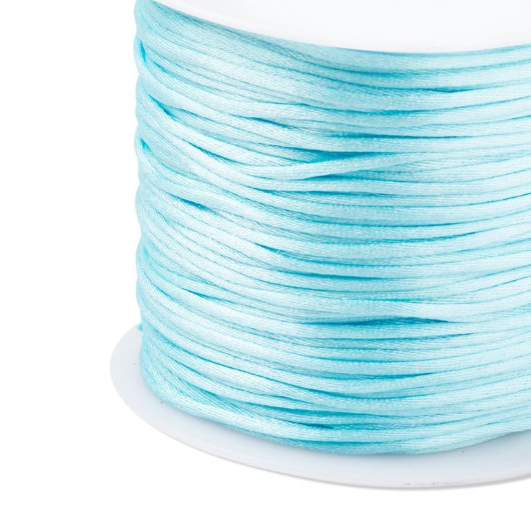 Nylon satin cord 1,5mm/2m Sky Blue