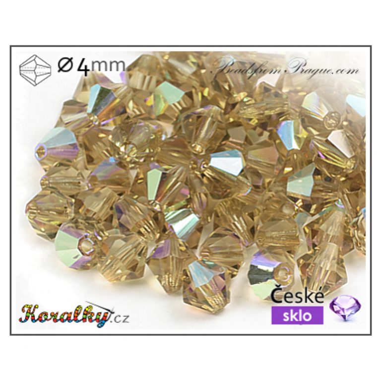 Czech crystal bicone beads 4mm No.95