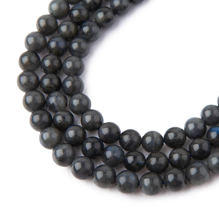 Black Labradorite AAA beads 6mm