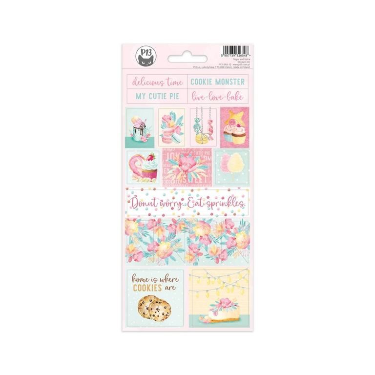 Stickers Sugar and Spice 18pcs